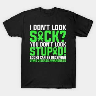 Lyme Disease Warrior Lyme Disease Awareness Sayings T-Shirt